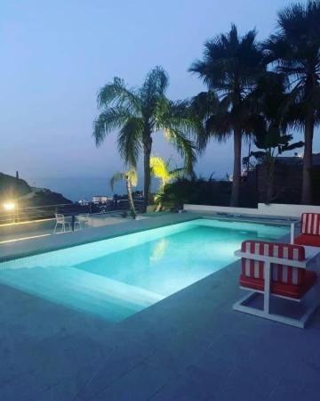 Villa de luxe vue mer à Torrox Casa Palmera Esterno foto