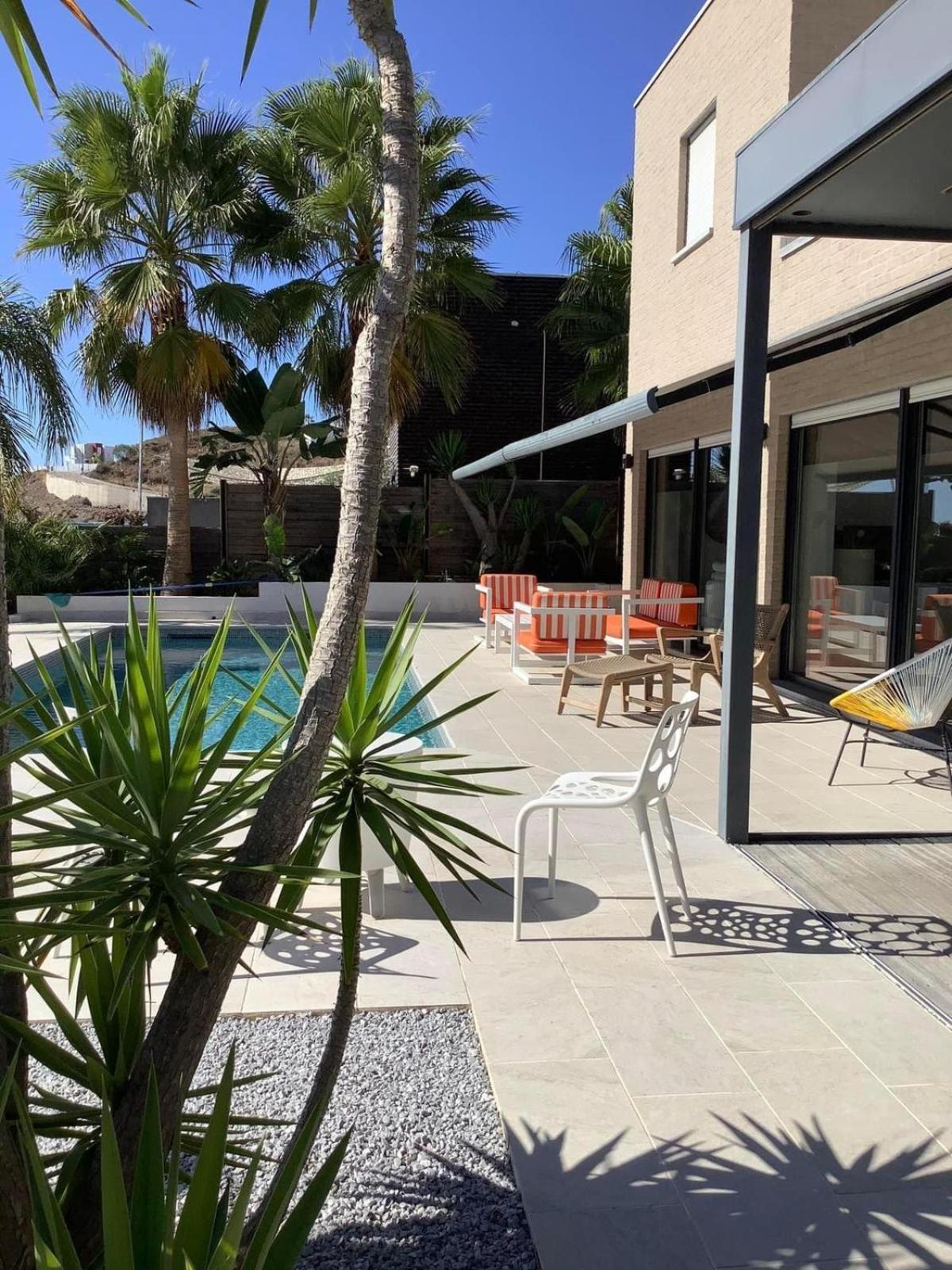 Villa de luxe vue mer à Torrox Casa Palmera Esterno foto