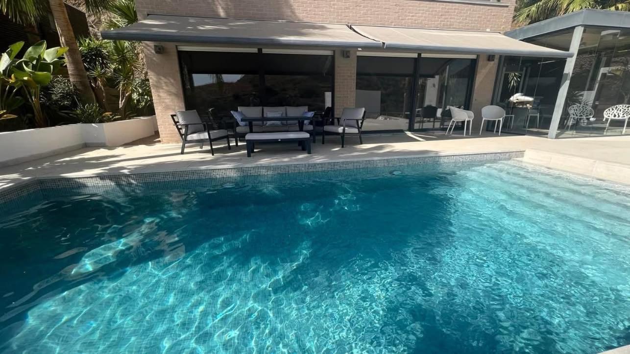 Villa de luxe vue mer à Torrox Casa Palmera Esterno foto